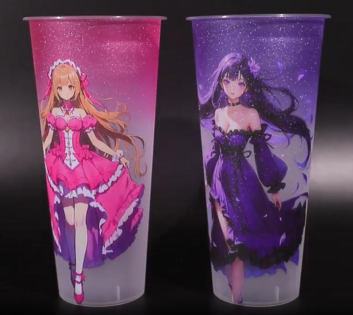 Étiquette pailletée YZY de haute qualité – Un de nos films décoratifs IML