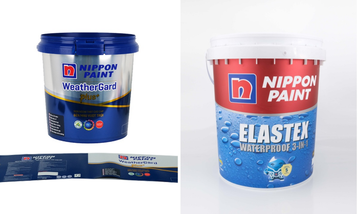 Étiquettes moulées pour seaux de peinture : solutions IML métalliques, métalliques mates et composites à haute brillance