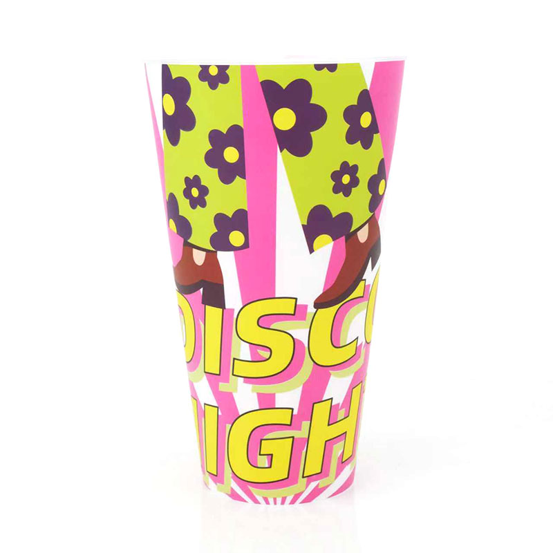 Tasse de changement de couleur d'eau chaude d'injection PP IML