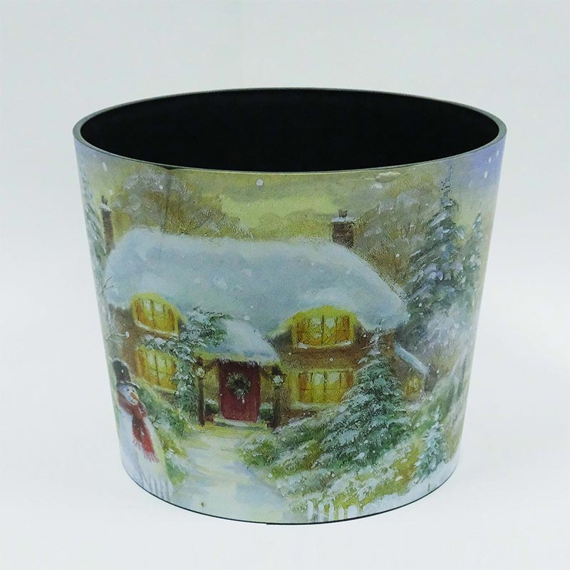 Moulage par injection de pot en plastique dans l'étiquette du moule