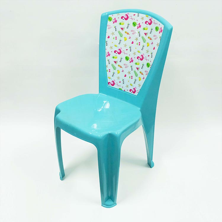Moulage par injection de chaise empilable en plastique dans l'étiquette du moule